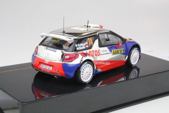 Citroen DS3, 1st. WRC2 Germany 2013, R.Kubica, no.74