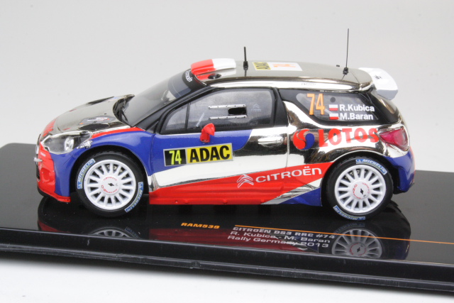 Citroen DS3, 1st. WRC2 Germany 2013, R.Kubica, no.74