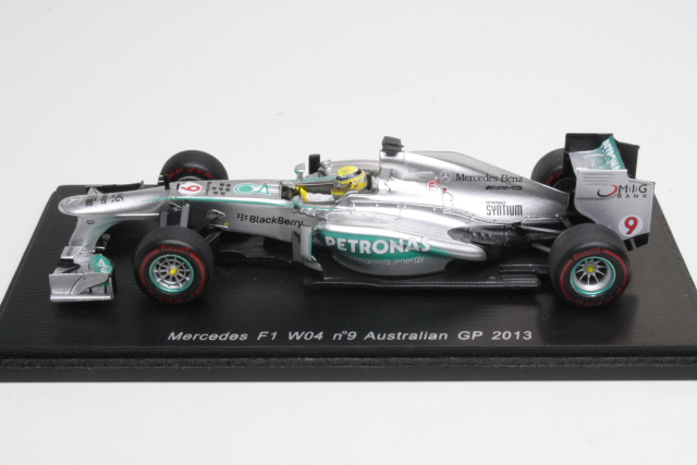 Mercedes AMG W04, Australian GP 2013, N.Rosberg, no.9 - Sulje napsauttamalla kuva