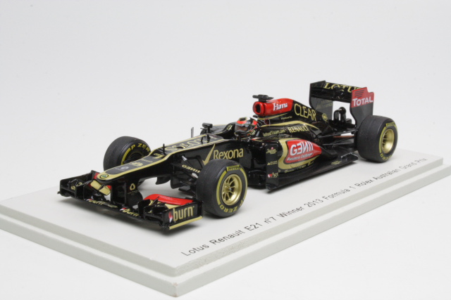 Lotus E21, 1st. Australian GP 2013, K.Räikkönen, no.7