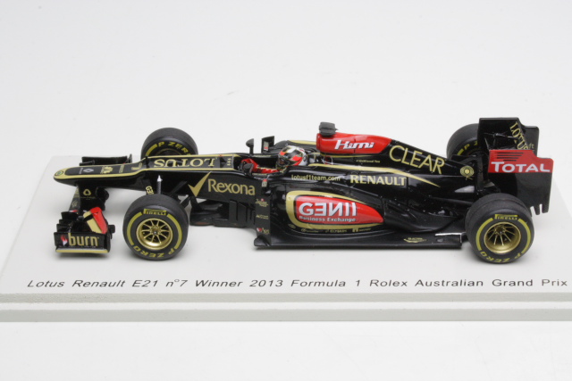 Lotus E21, 1st. Australian GP 2013, K.Räikkönen, no.7